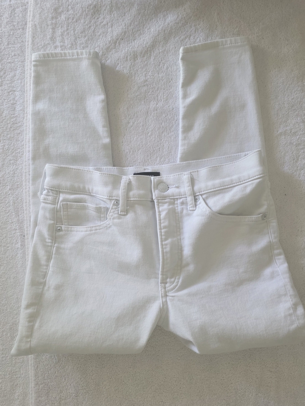 EXPRESS White Skinny Jeans